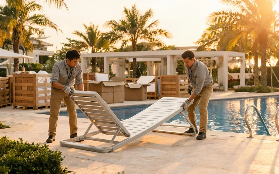 Middle East resort installation